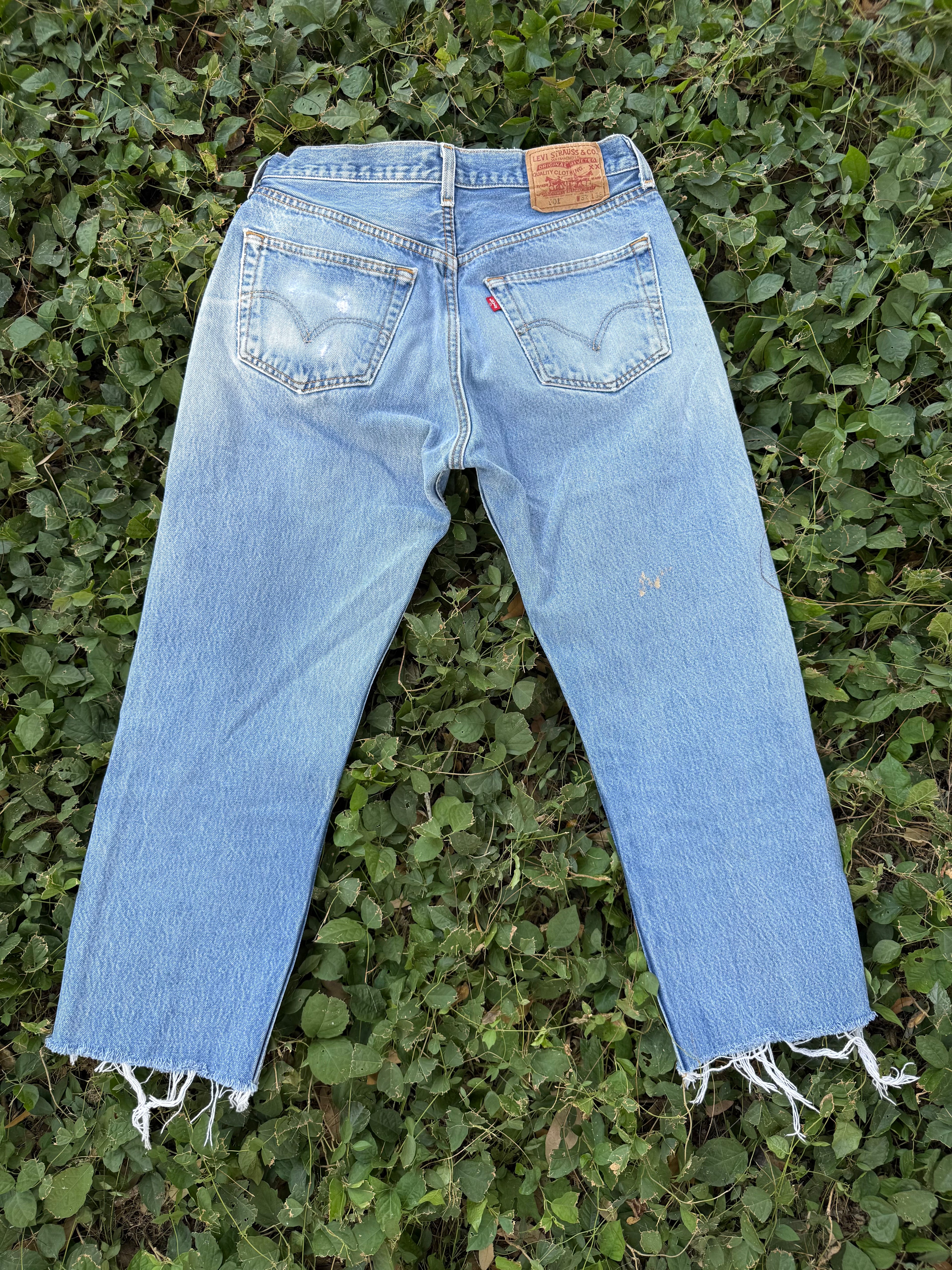 Patched pants